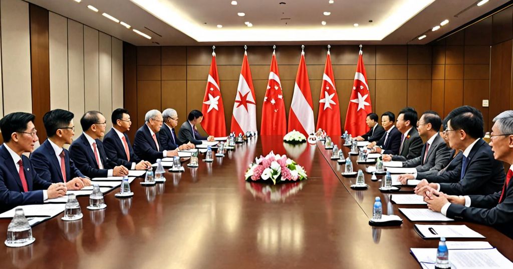 Indonesia and Ukraine Leaders Discuss Global Peace and Security in Singapore